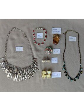 Lot of Vintage Costume Jewelry. All Signed